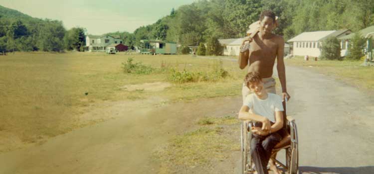 Scene from the film Crip Camp